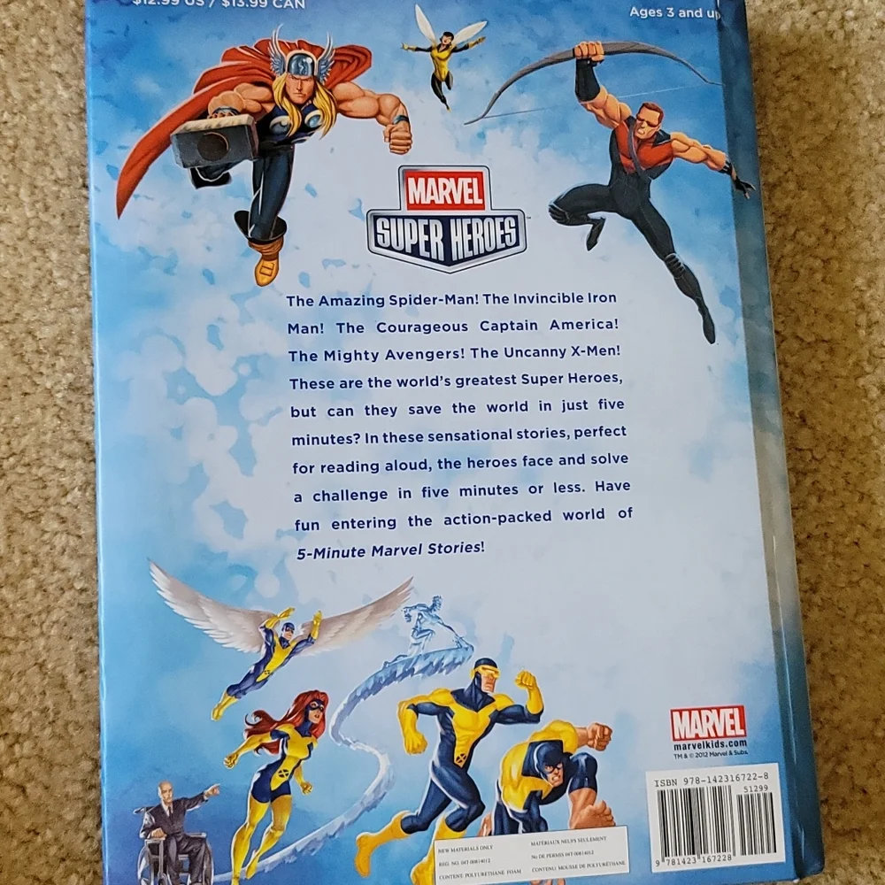 💟🔥Host Pick💟New 5 minute Marvel‎ stories